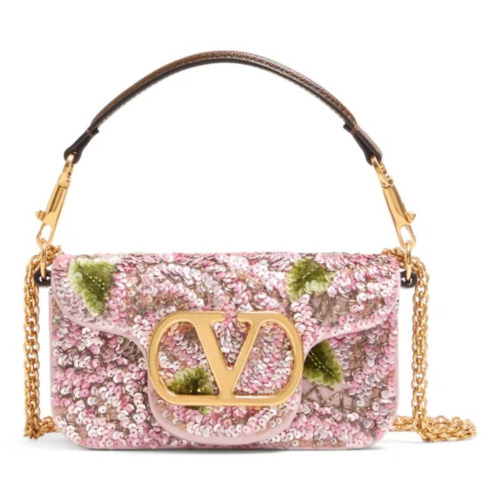 NEW VALENTINO GARAVANI BEADED PARTY SEQUIN LOCO BAG PURSE AUTHENTIC NWT!